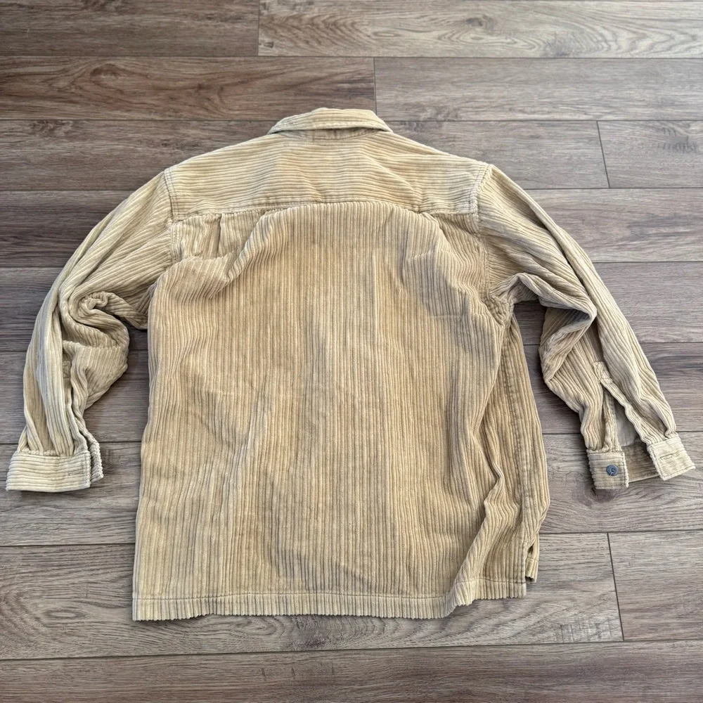 Vintage Bugle Boy Gold Crest Corduroy Zip Up - Picture 6 of 7